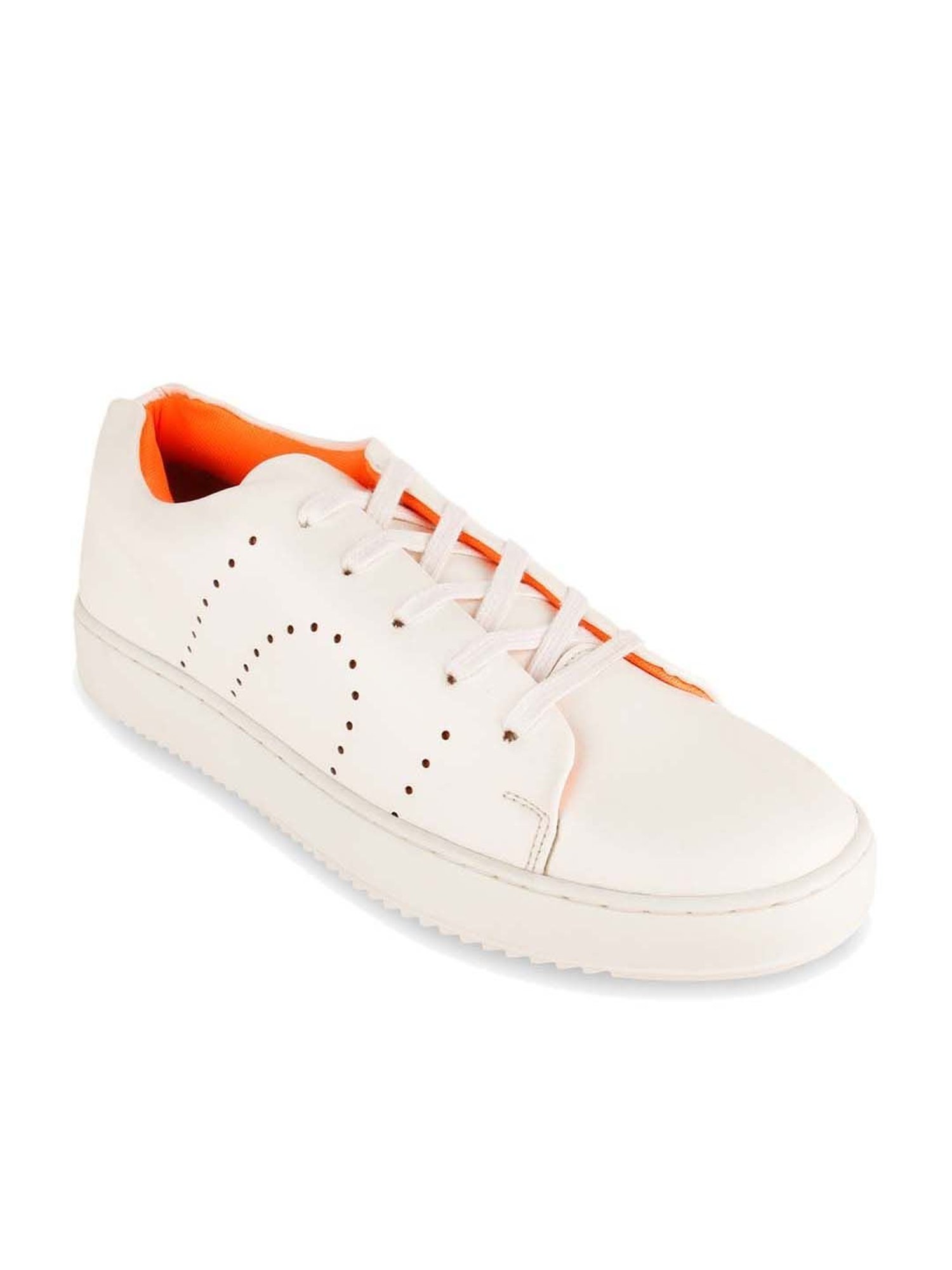 Regal Men's Chalk White Casual Sneakers