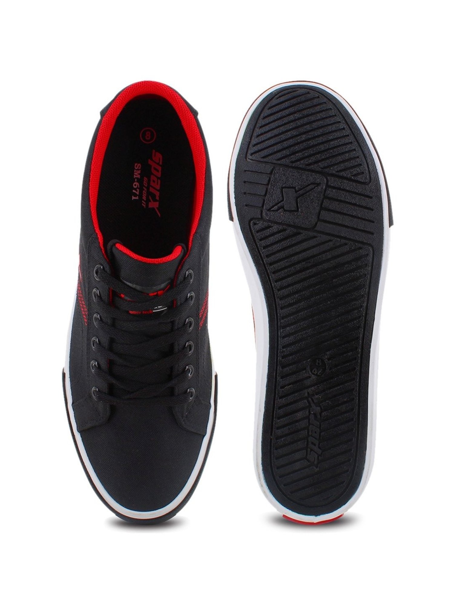 Sparx Men's Black Casual Sneakers