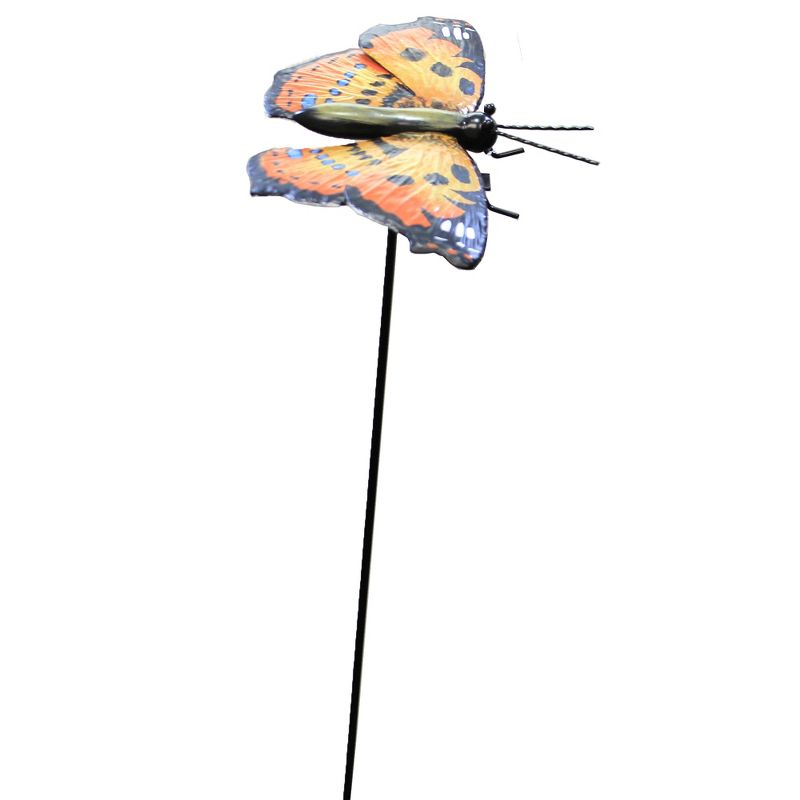 Home & Garden 30.0" Butterfly Painted Lady Stake Yard Decor Regal Art & Gift  -  Decorative Garden Stakes