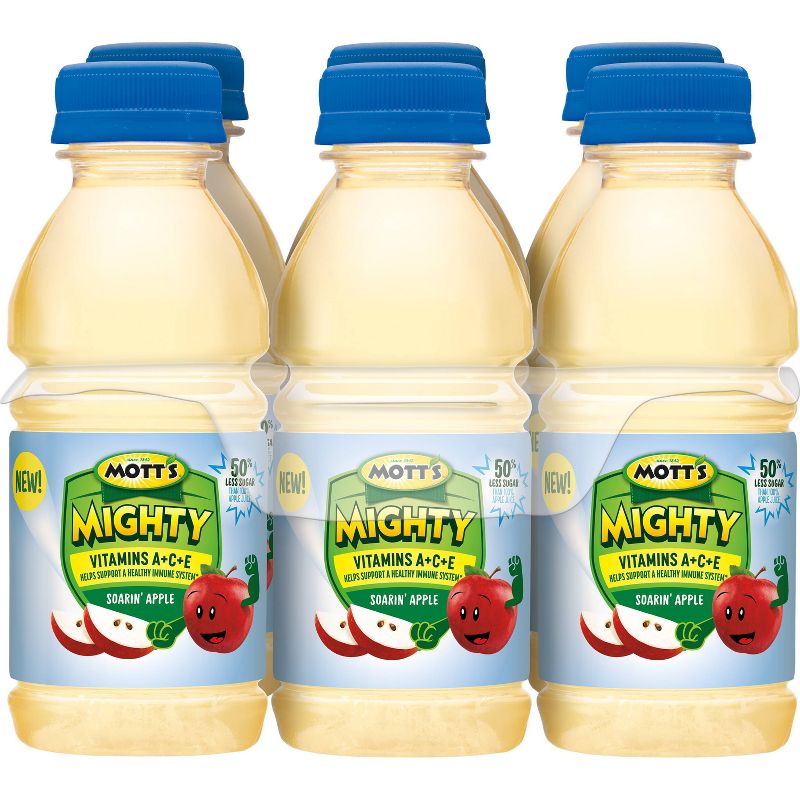 Mott's Mighty Original Apple Juice Drink - 6pk/8 fl oz Bottles