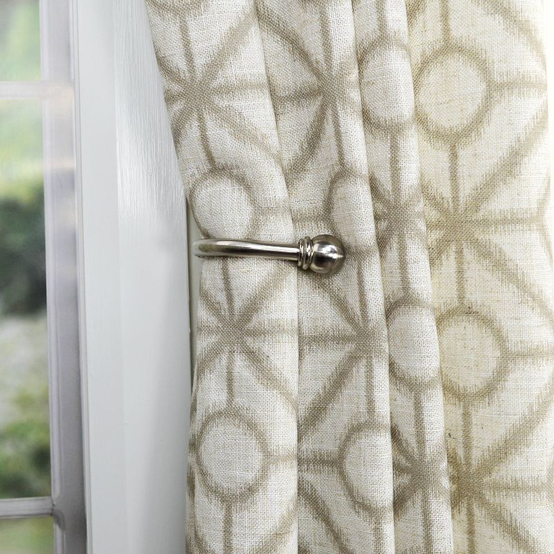 Set of 2 7" Drapery Holdback Antique Brass - Versailles Home Fash