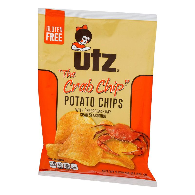 Utz Chesapeake Bay Crab Flavored Potato Chips - 2.875oz