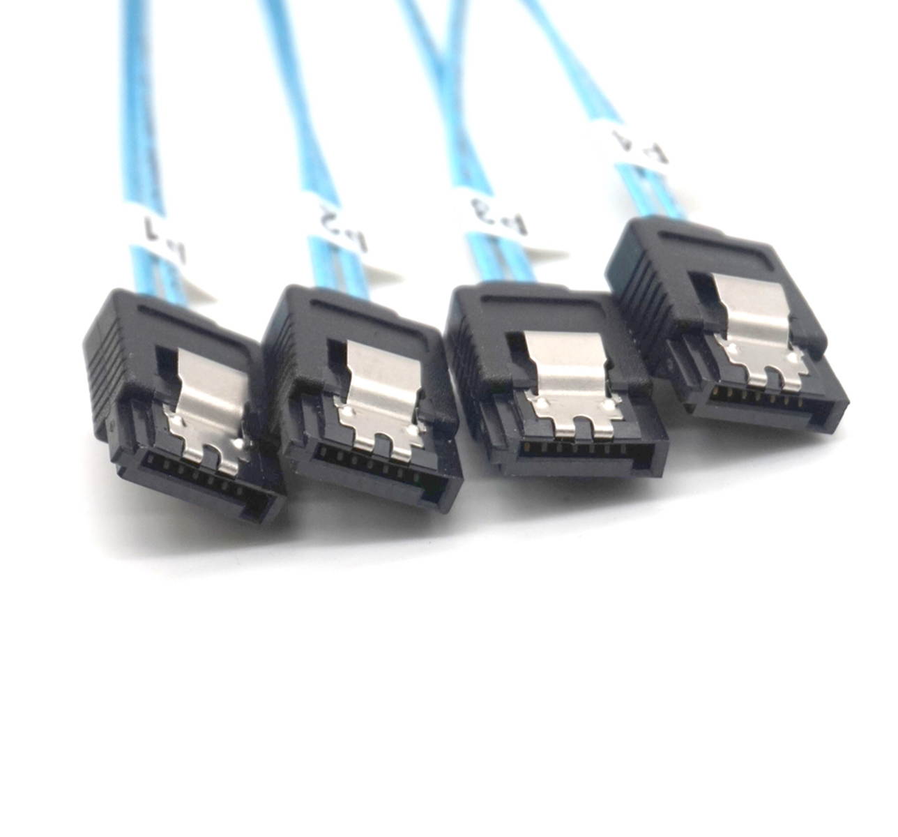 Weastlinks SAS SATA Cable Mini-SAS SFF-8087 to 4 SATA Cable Mini SAS 4i SFF8087 36P To 4 SATA 7P Cable