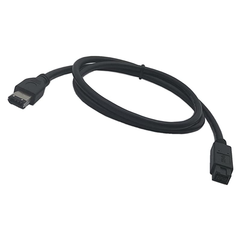 Firewire Premium Cable 800 IEEE 1394B 9 Pin to 9 Pin Male to Male 6 Ft Black 9 Pin to 6 Pin