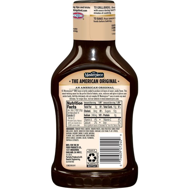 KC Masterpiece Original Barbecue Sauce - 18oz