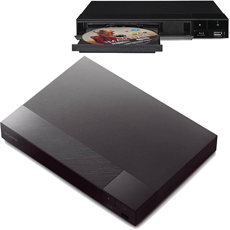 Sony BDPS6700 4K-Upscaling Blu-ray Disc Player with Super Wi-Fi + Remote Control + Xtech Blu-ray Maintenance Kit + Xtech High-Speed HDMI Cable w/Ethernet +  Ultra Gentle Cleaning Cloth