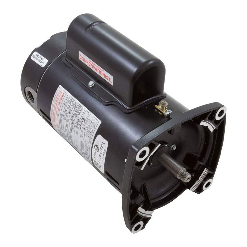 A.O. Smith QC1072 Century 3/4 Horsepower 3450 RPM Stainless Steel Pool Pump Motor with 48Y Round Frame and UL 1081 Design