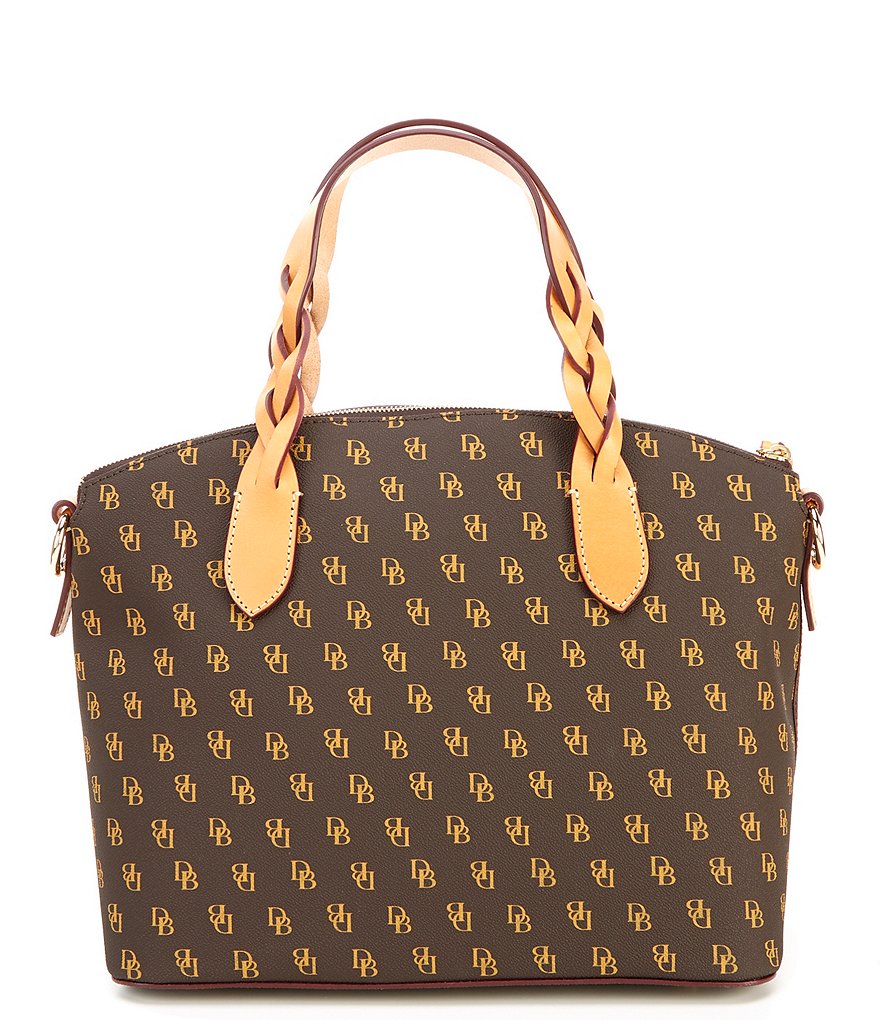 Dooney & Bourke Signature Blakely Collection Celeste Logo Satchel Bag