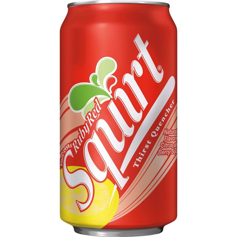 Squirt Ruby Red Soda - 12pk/12 fl oz Cans