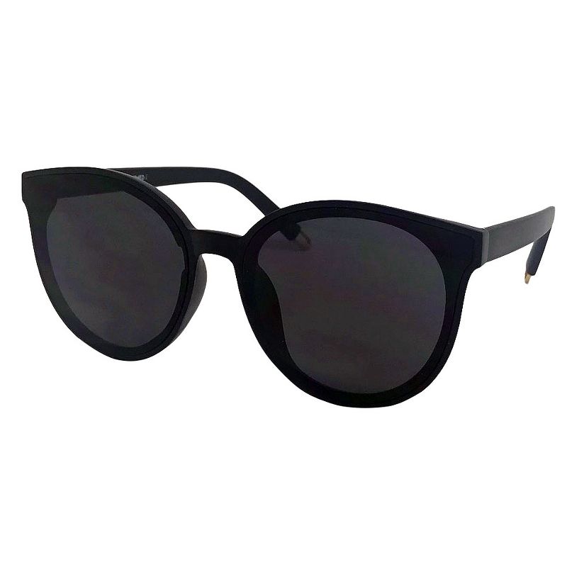Women's Round Sunglasses - A New Day™ Black