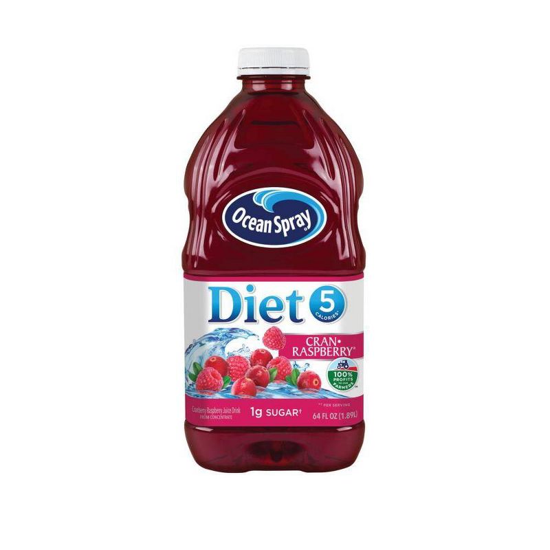 Ocean Spray Diet Cran Raspberry Juice - 64 fl oz Bottle