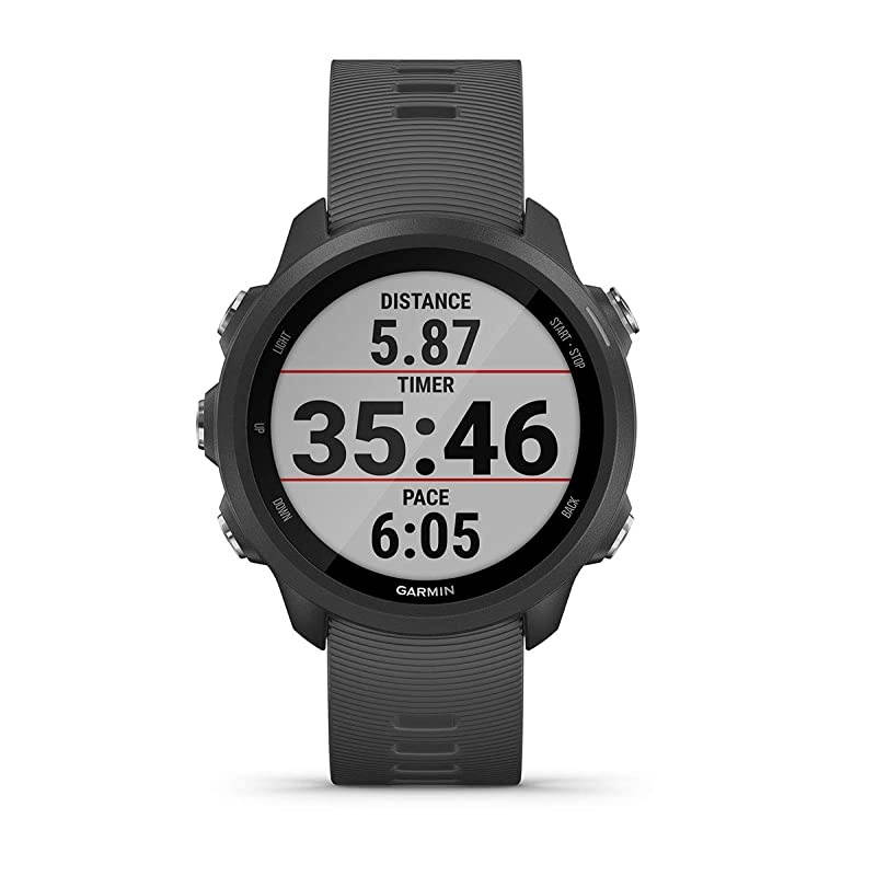 Garmin Forerunner 245 (Berry) Power Bundle | +HD Screen Protectors &  Portable Charger | Advanced Analytics, Heart Rate | Running GPS Watch | 010-02120-01