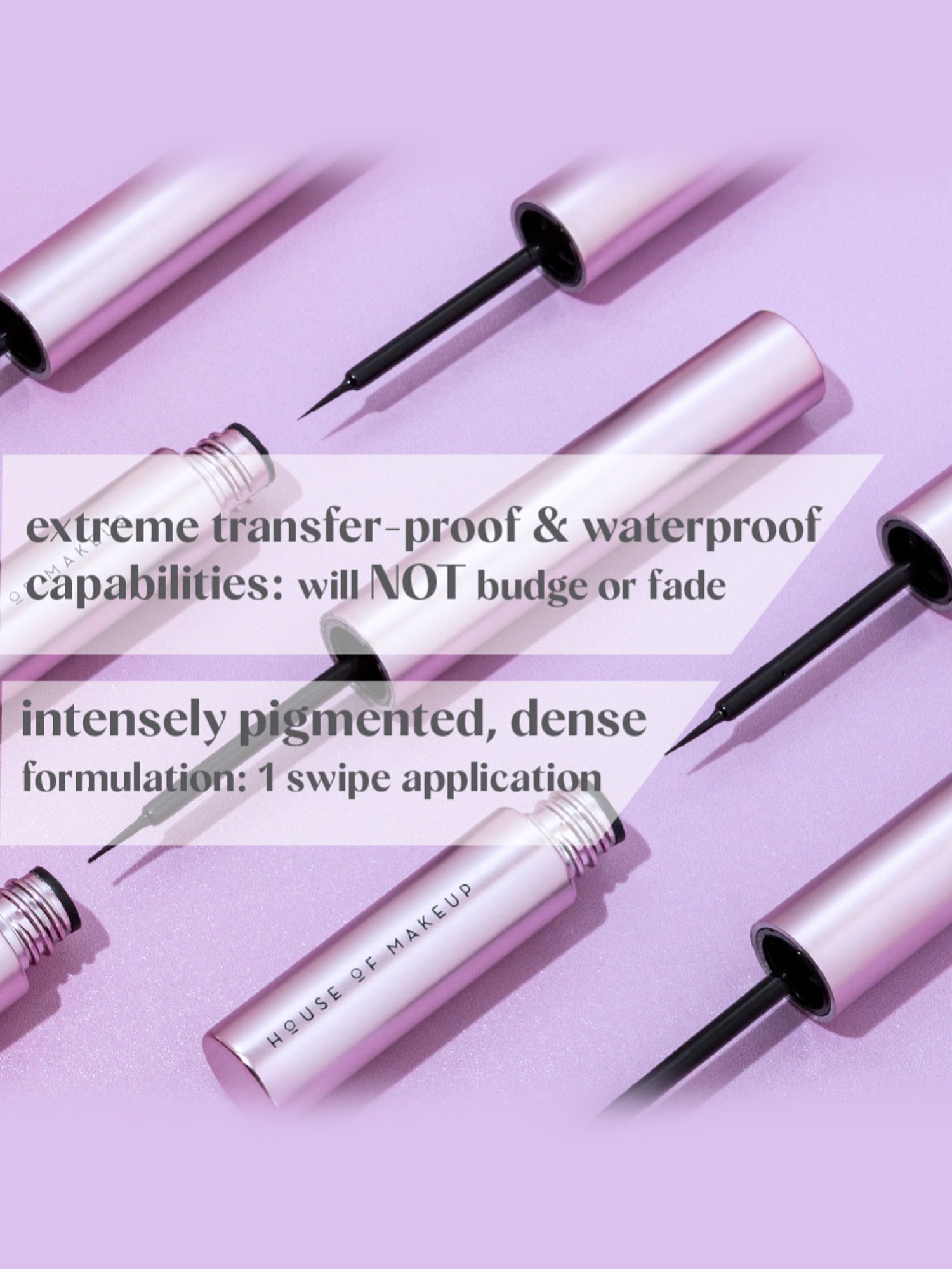 House of Makeup Liquid Luck Silky Liquid Eyeliner Velvet Black - 4.5 ml