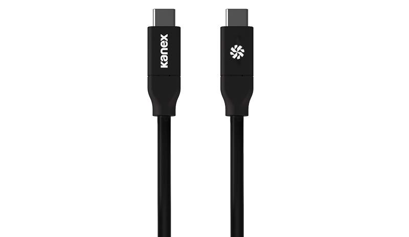Kanex  Kanex USB-C to USB-C Certified Charging Cable 6 Feet Black