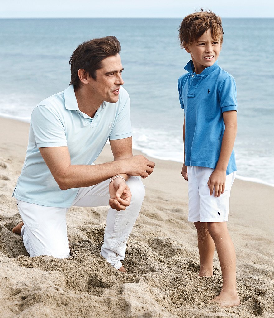 Nautica Big Boys 8-20 Short-Sleeve Vertical Logo Polo