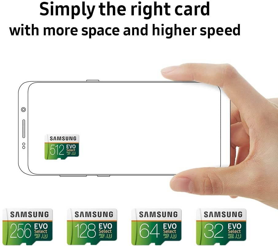 Samsung (MB-ME32GA/AM) 32GB 95MB/s (U1) microSDHC EVO Select Memory Card with Full-Size Adapter