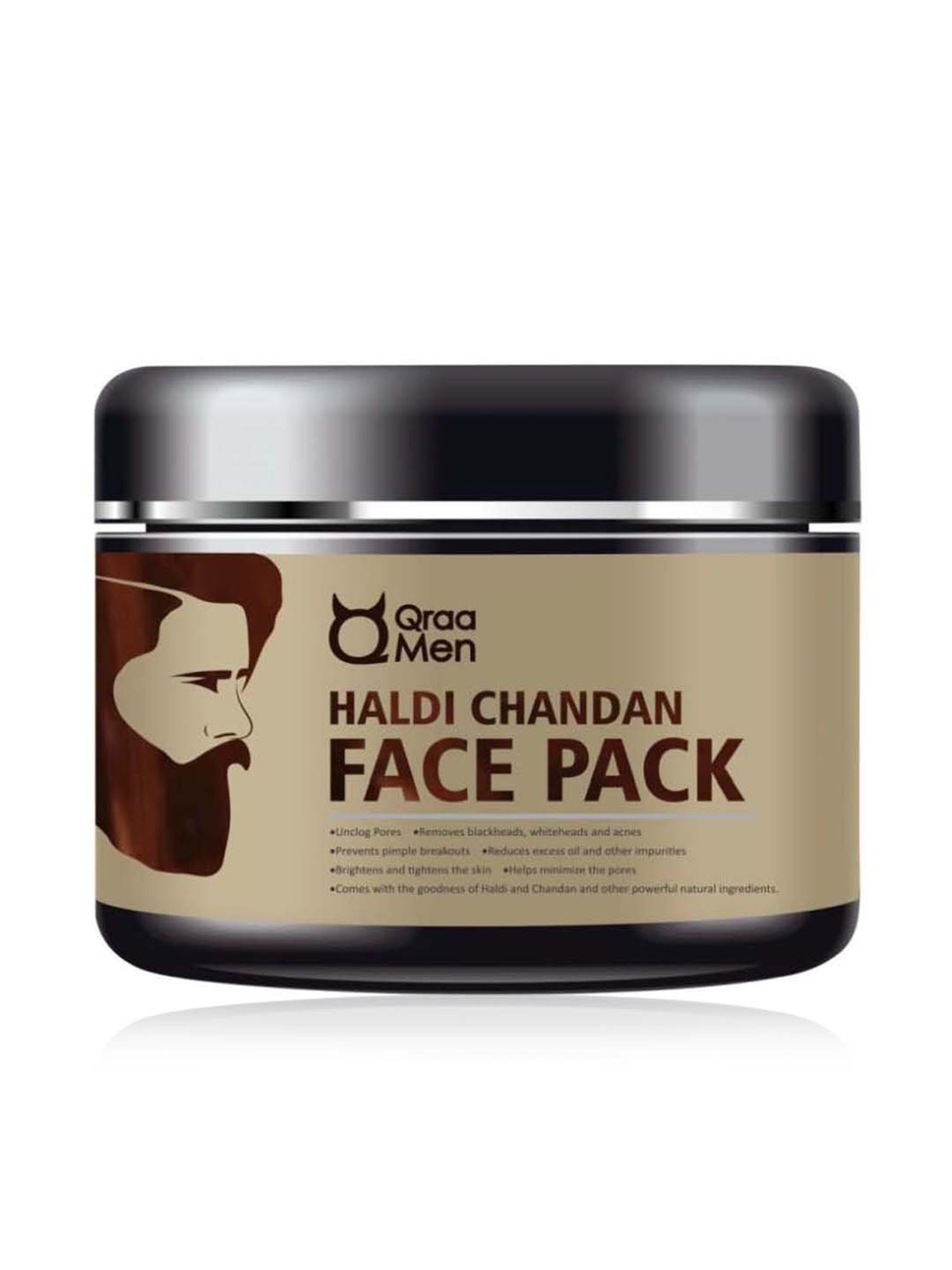Qraa Men Haldi Chandan Face Pack - 120 gm