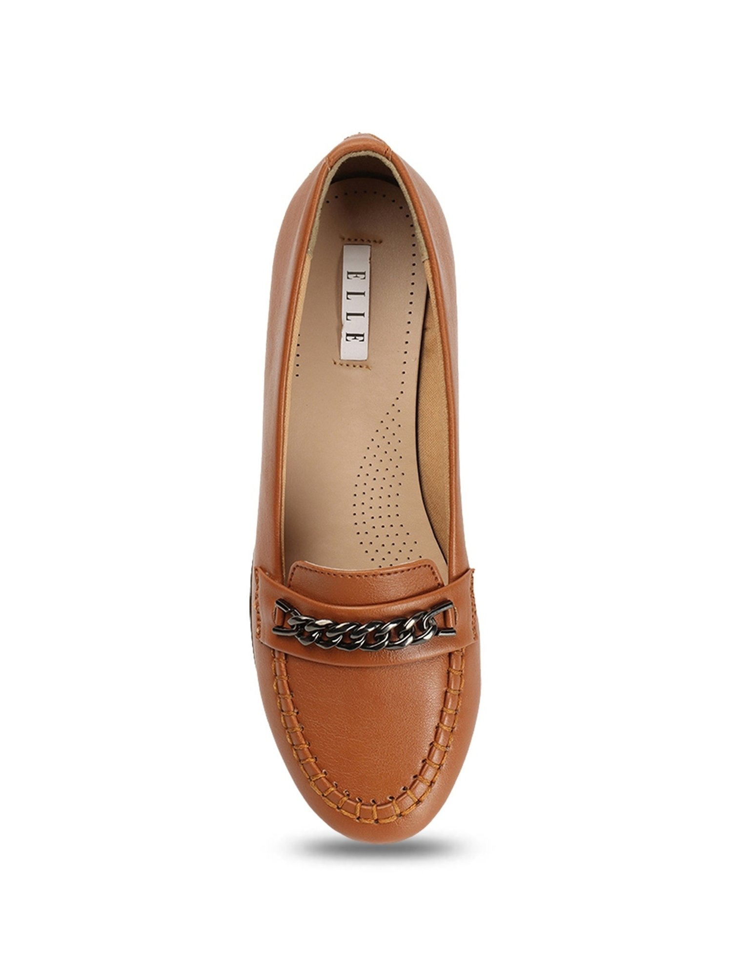 Elle Women's Tan Casual Loafers