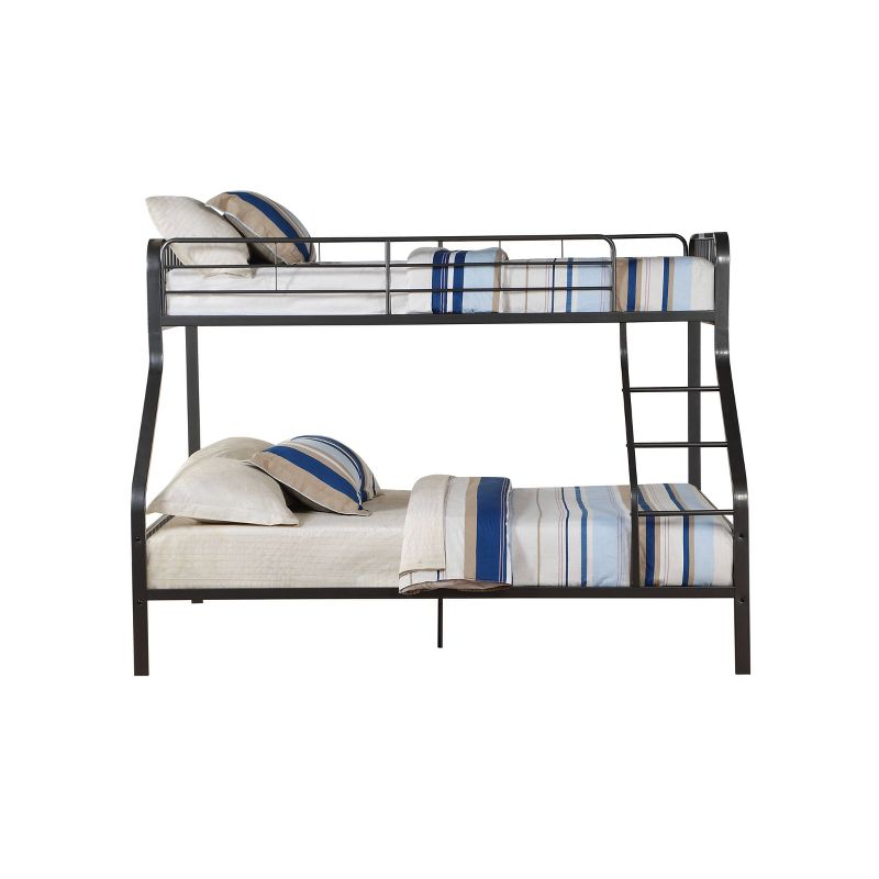 Twin XL/Queen Caius Bunk Bed Gunmetal - Acme Furniture