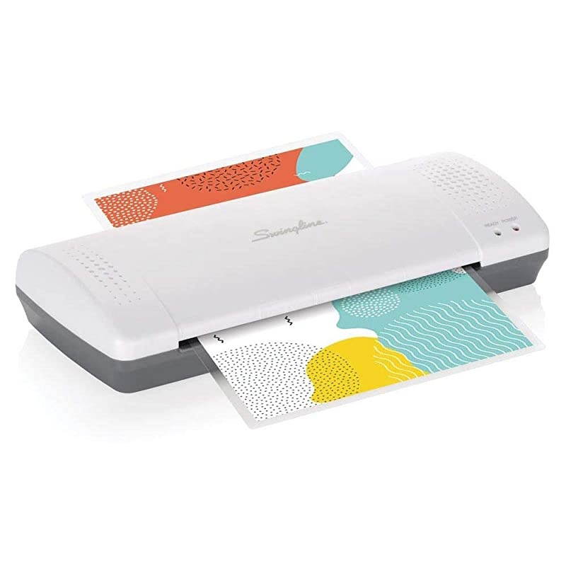 Laminator Thermal Inspire Plus Lamination Machine 9 Inches Max Width Quick WarmUp Includes Laminating Pouches WhiteGray 1701857ECR