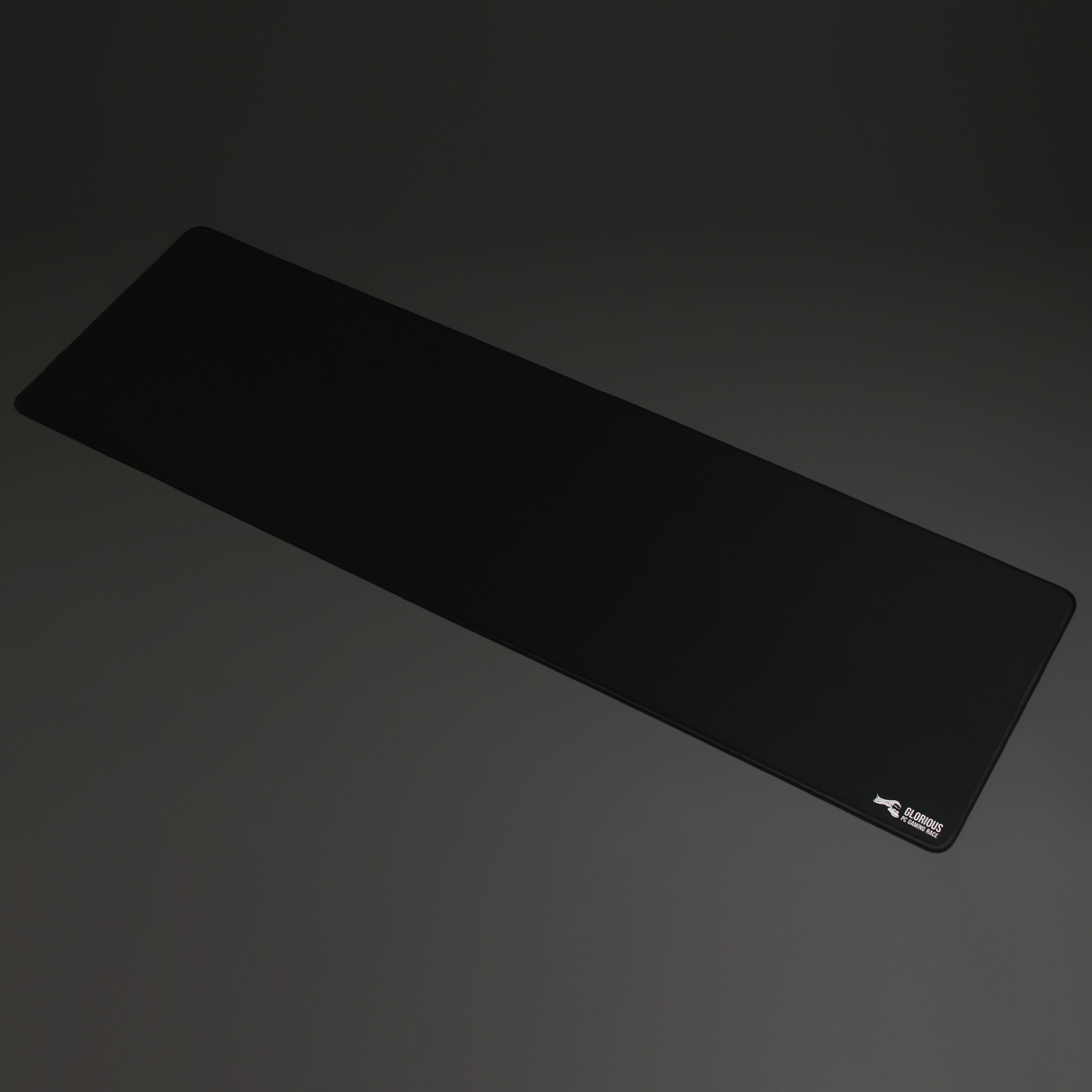 Glorious Large Gaming Mouse Mat / Pad - Stitched Edges, 2mm thick, Black Mousepad | 11"x13"x0.08" (G-L)