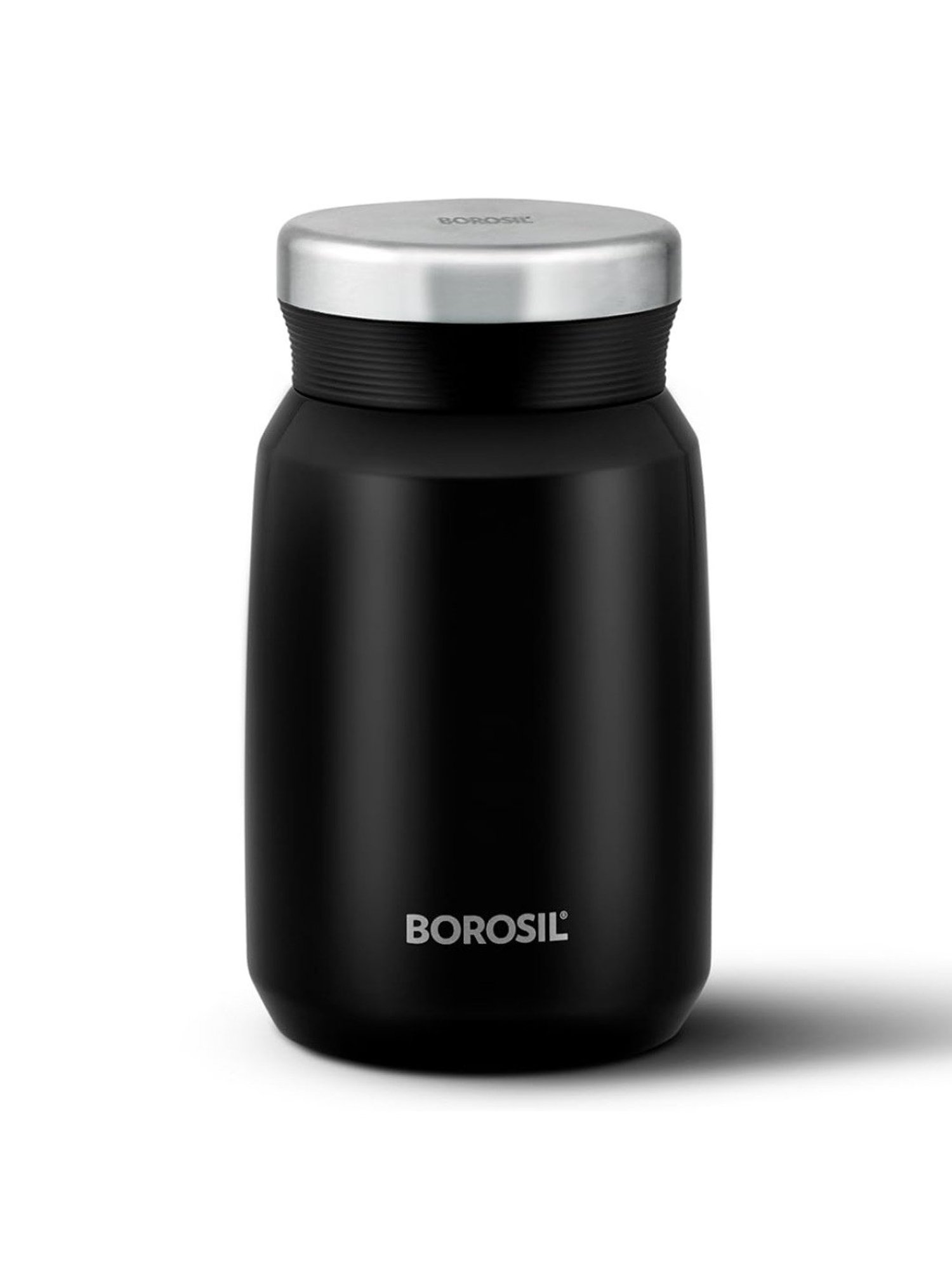 Borosil ?Black Stainless Steel Flasks (500 ML)