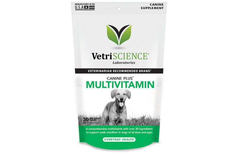 VetriScience Laboratories Canine Plus MultiVitamin Everyday Health Dog Chews, 30 ct
