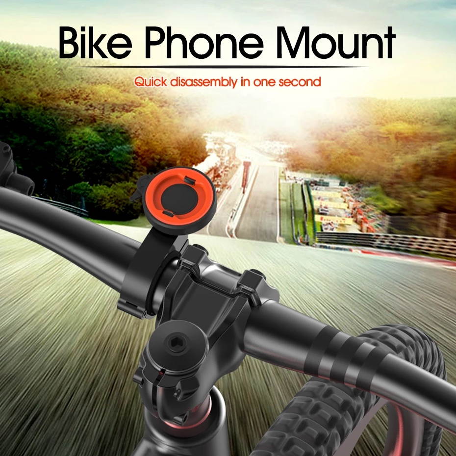 Motorcycle Phone holder For iPhone 11 Pro XsMax 8plus 7s 6 Mountain/Bike Moto Mount Cell Phone Bag Stand With Shockproof Case