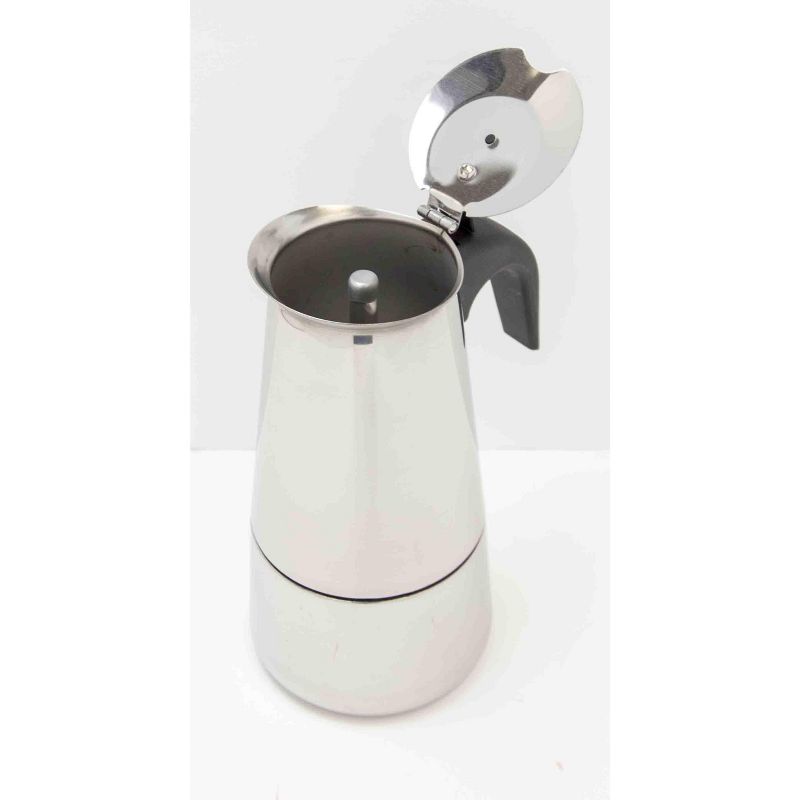Bialetti 3 Cup Moka Stovetop Espresso Maker - Silver
