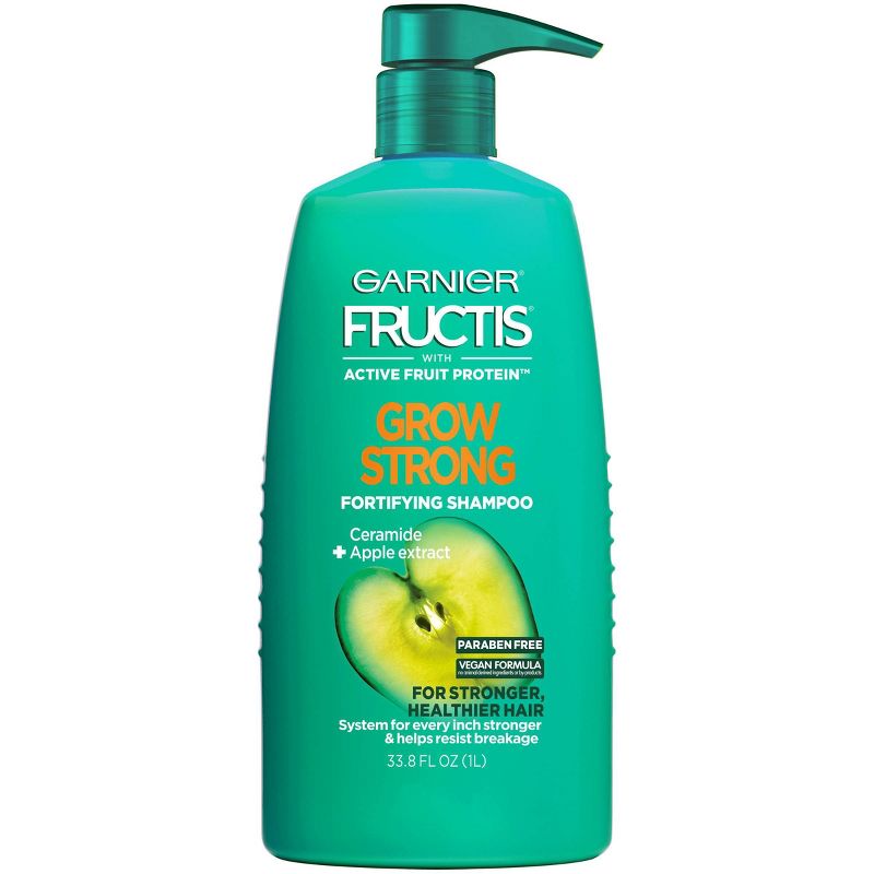 Garnier Fructis Active Fruit Protein Grow Strong Fortifying Hair Shampoo - 33.8 fl oz