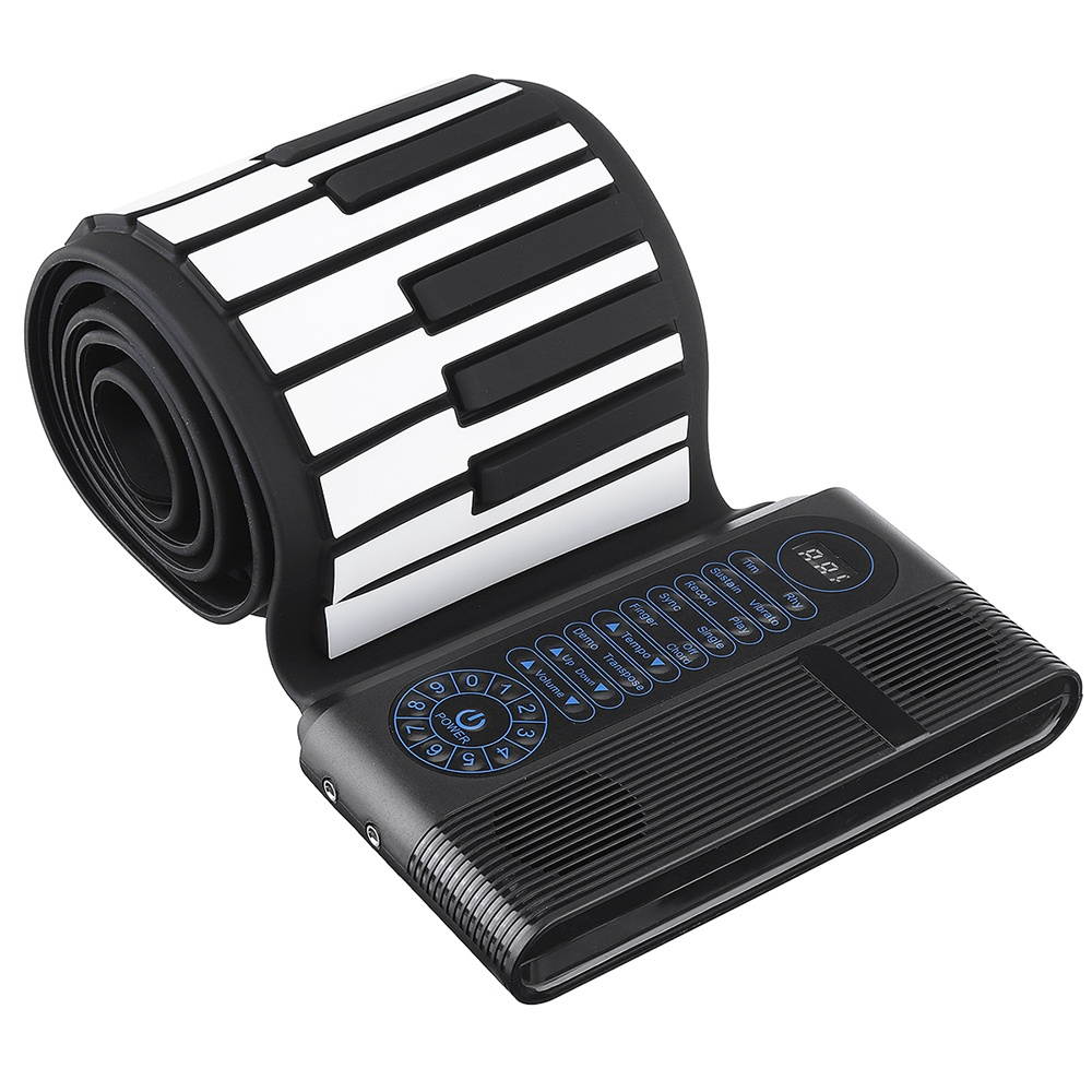 Iword S3088 88 Keys Professional Hand Roll Up Keyboard Piano Built in Dual Speakers