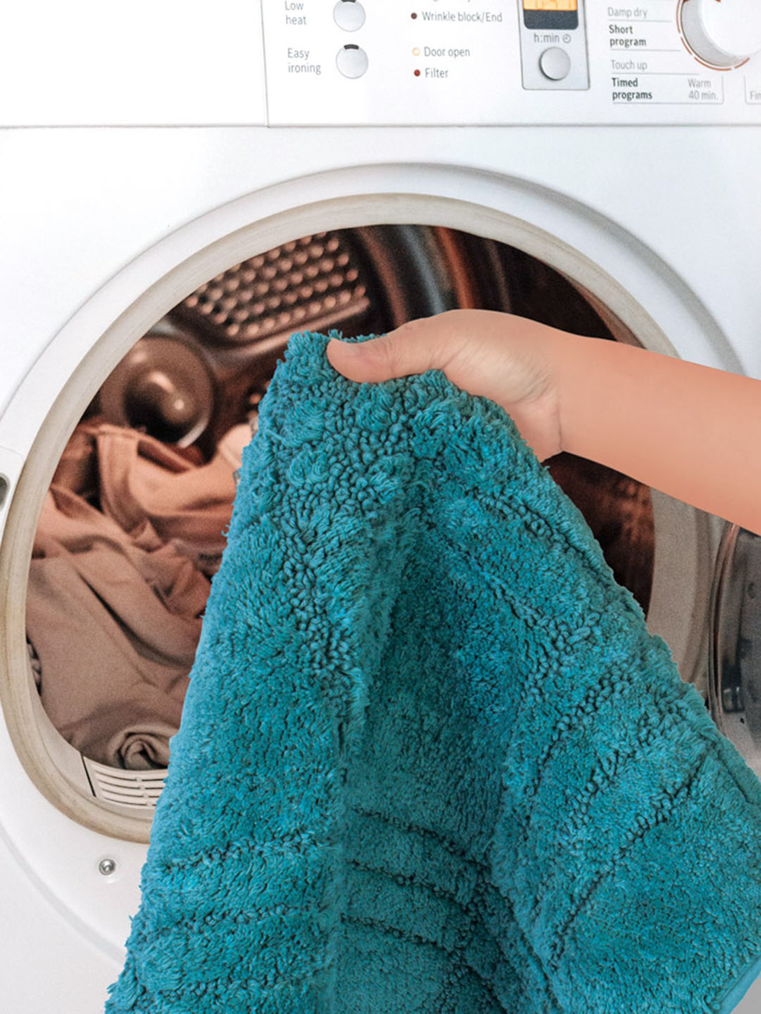 Freelance Green Cotton Set of 1 Bath Mats and Rugs