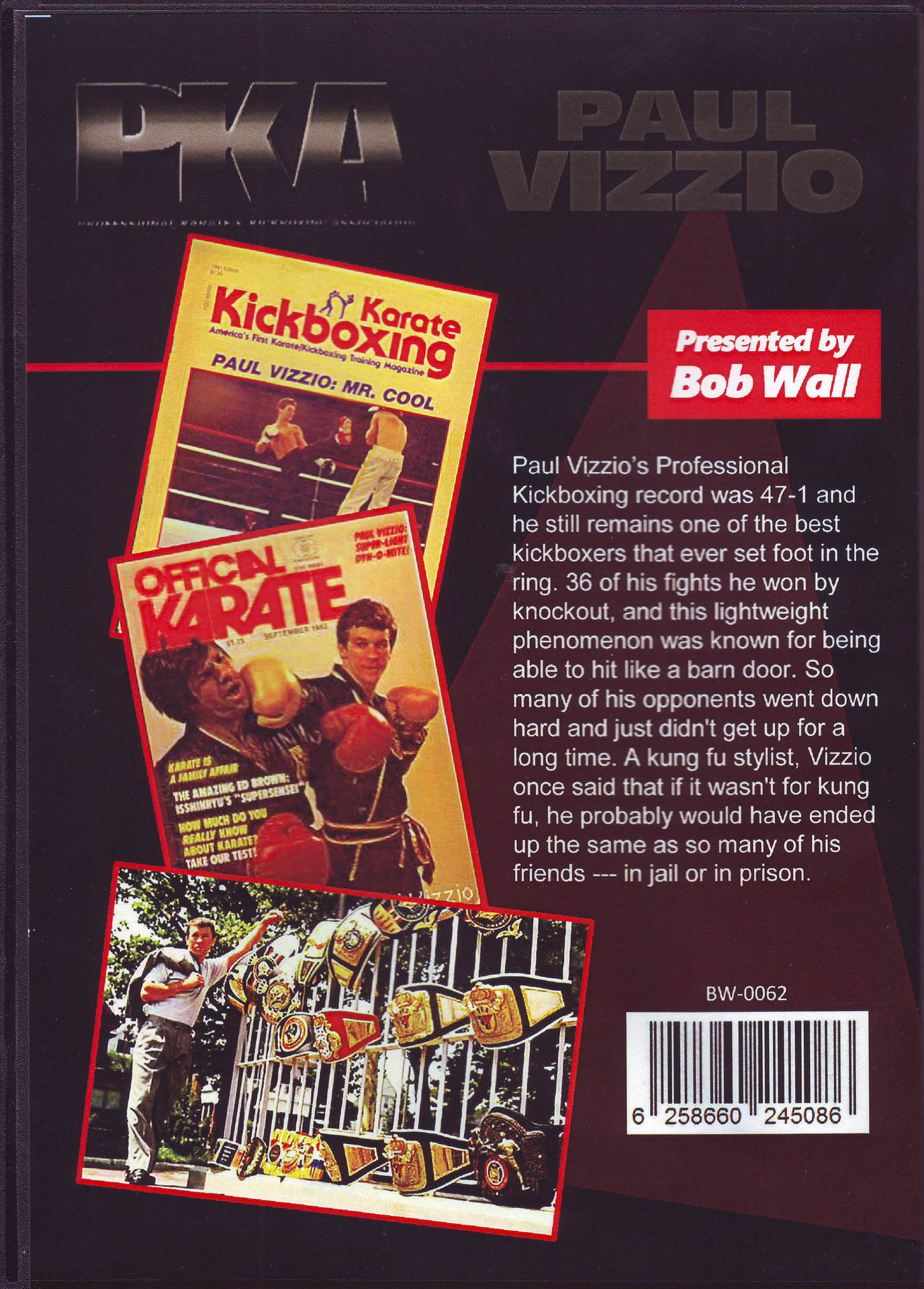 Paul Vizzio Kung Fu PKA Professional Karate Greatest Fights DVD 47-1