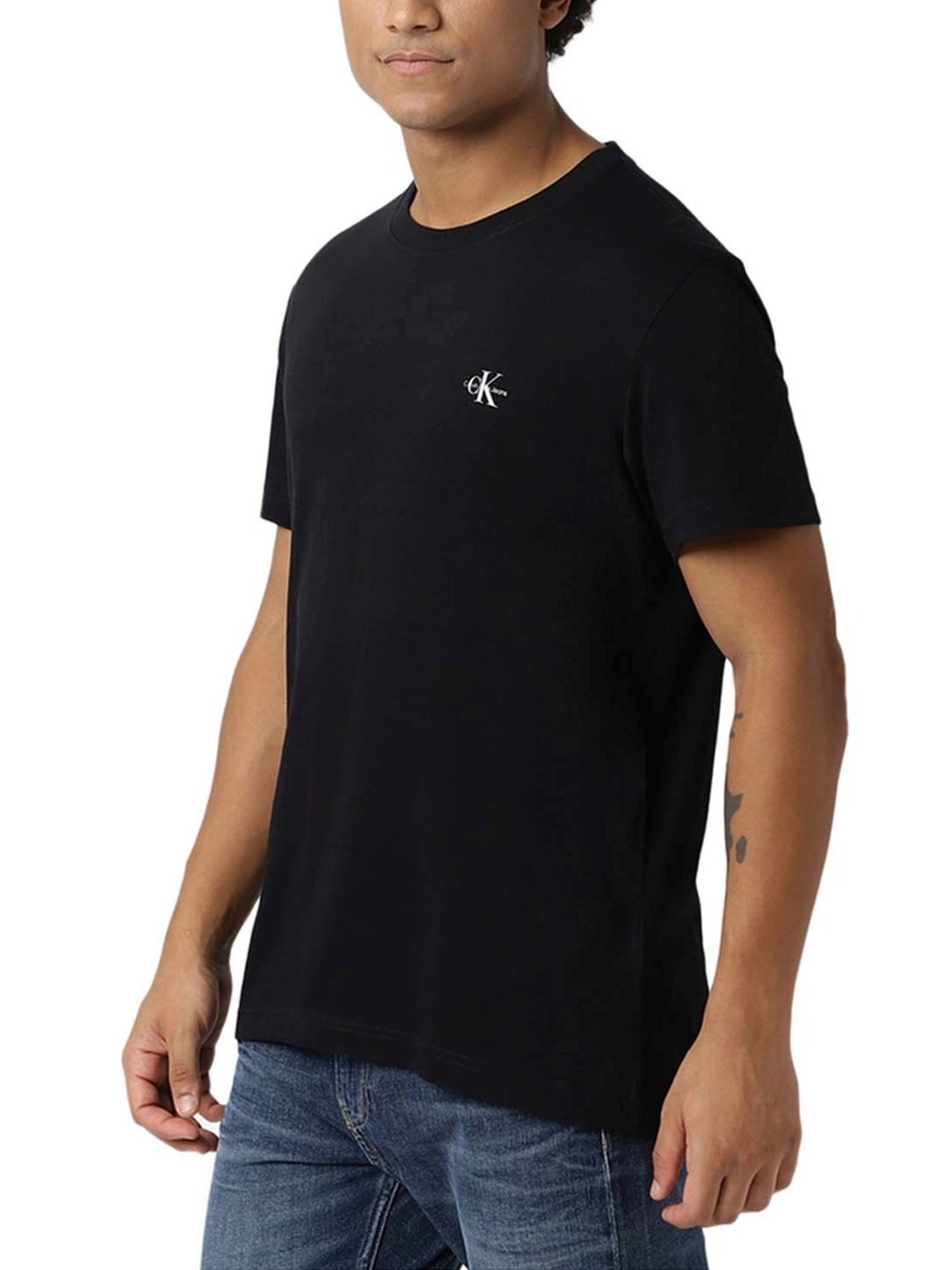 Calvin Klein Jeans Black Regular Fit T-Shirt