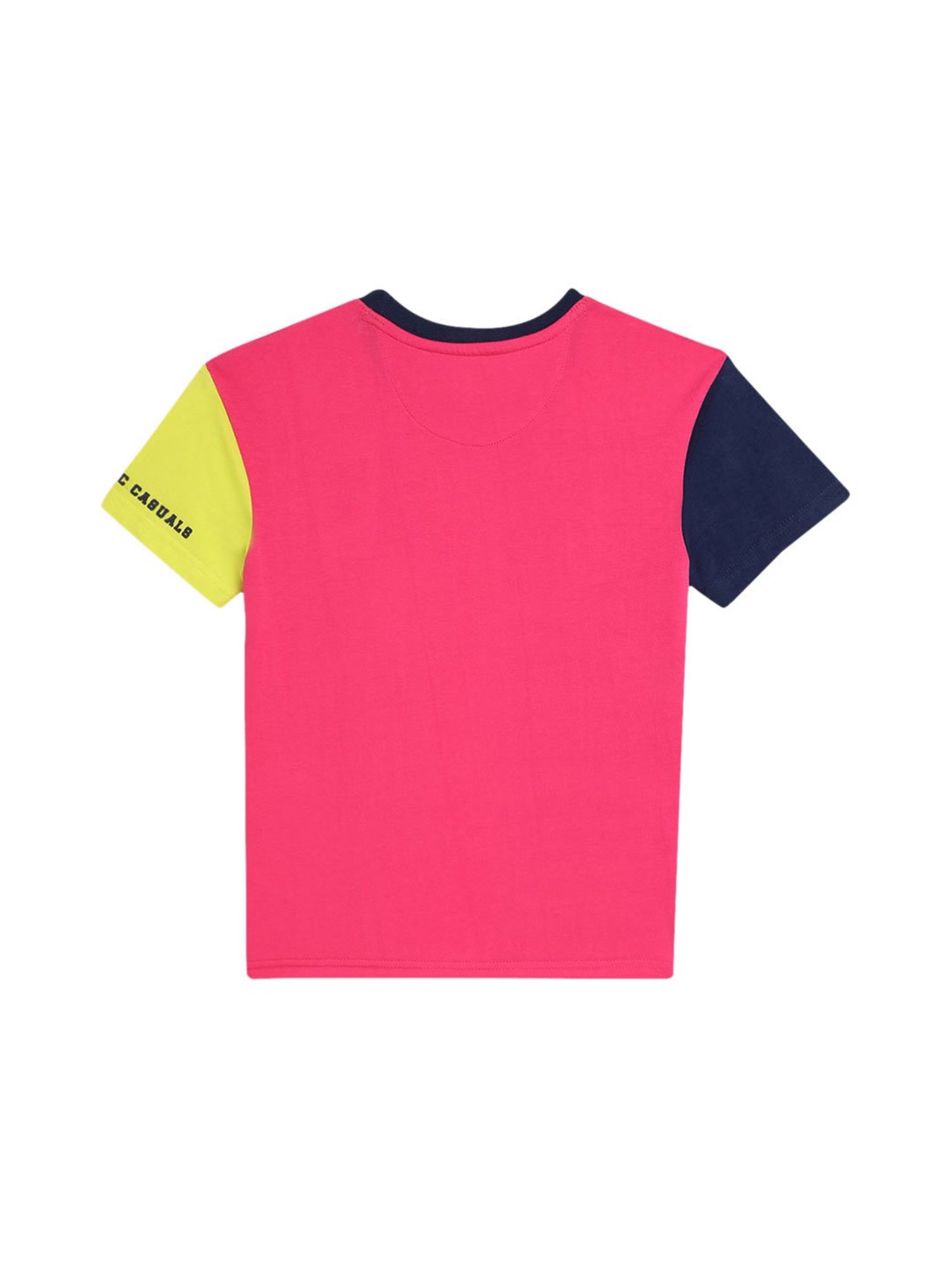 Blue Giraffe Kids Multicolor Printed T-Shirt