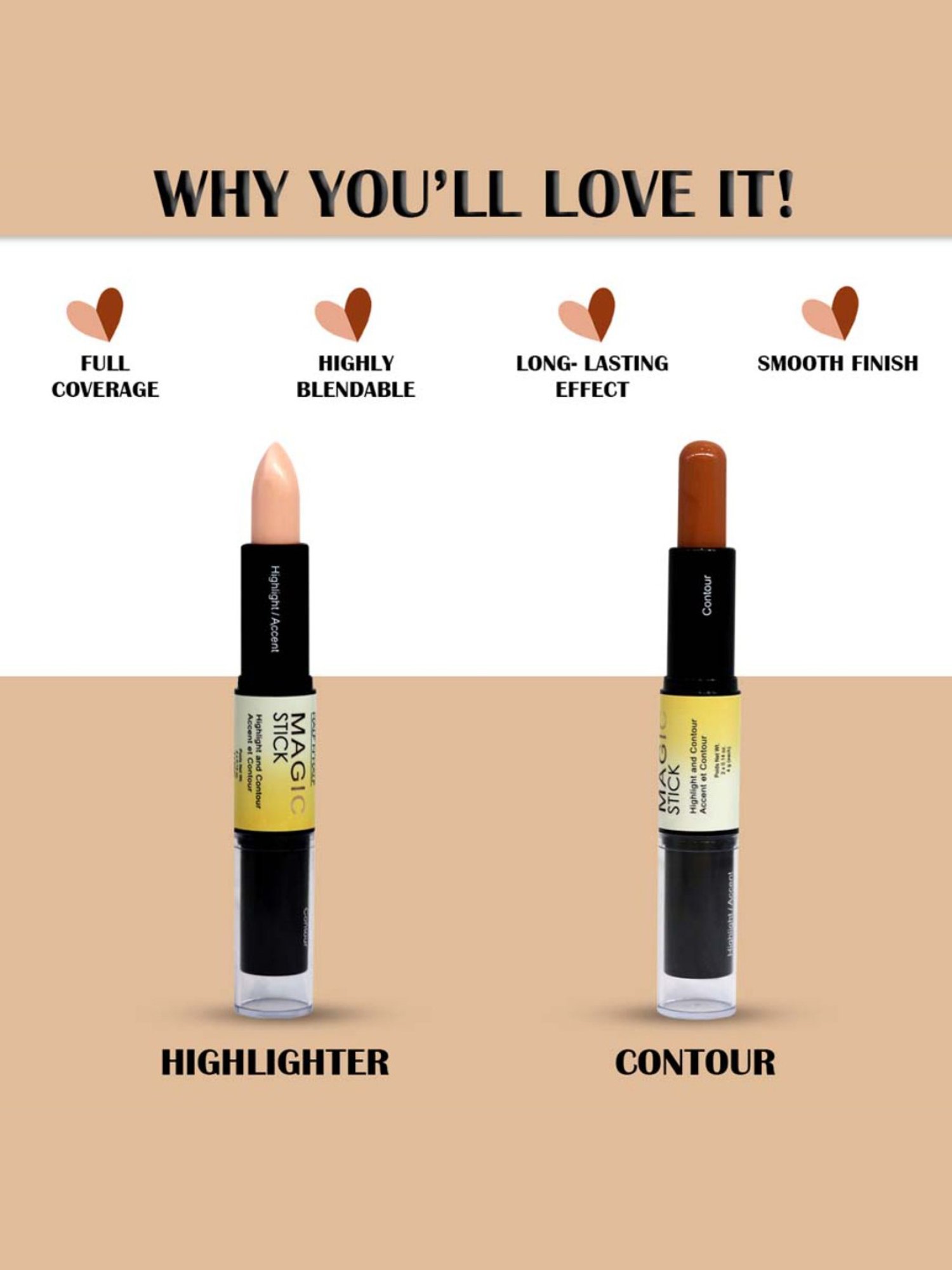 C2P PROFESSIONAL MAKEUP Prom Butter Contour Amber 01 - 4 gm