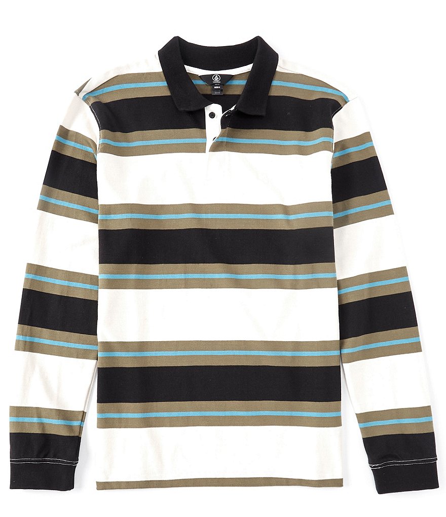 Polo Ralph Lauren Classic-Fit Multi-Color Stripe Mesh Short-Sleeve Polo Shirt