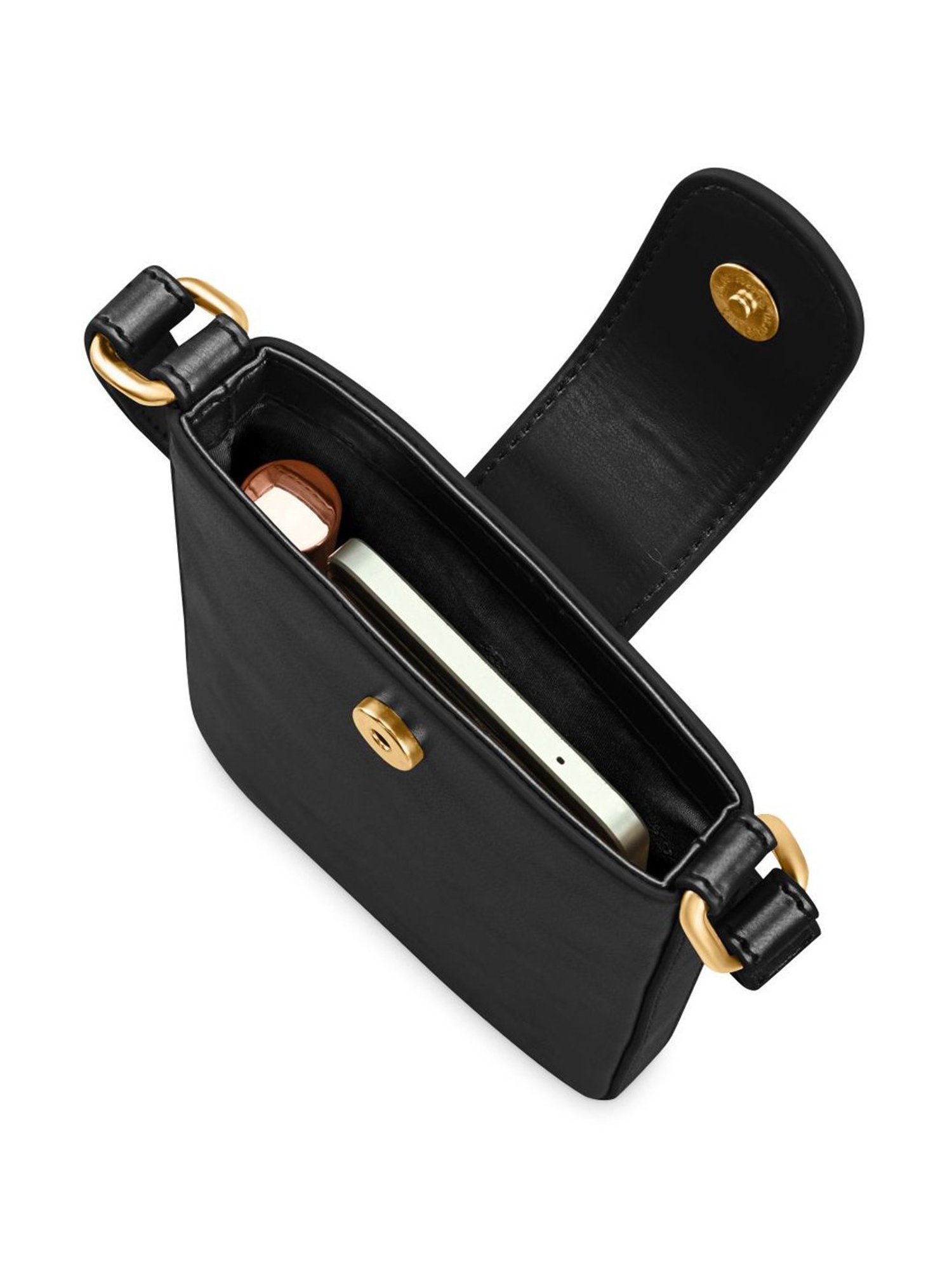 Fastrack Black Solid Mobile Pouch