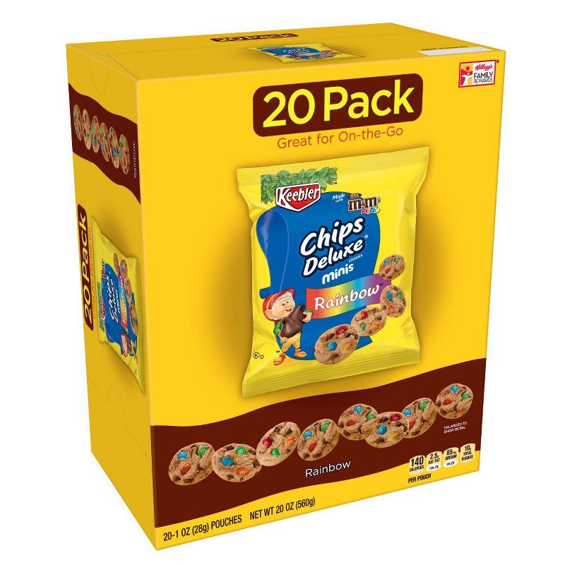 Chips Deluxe Mini Rainbow Cookies - 1oz - 20ct - Keebler