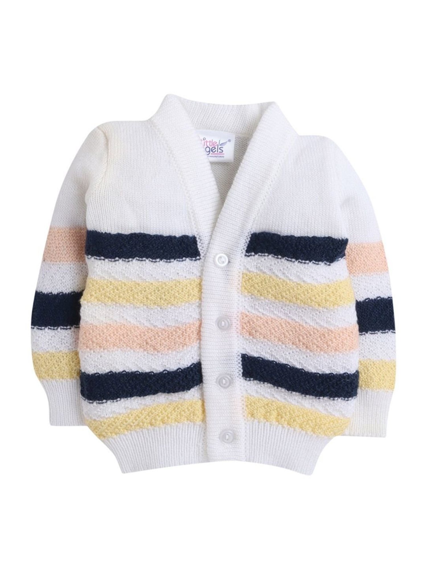 Pantaloons Baby Brown Cotton Printed Full Sleeves Sweater