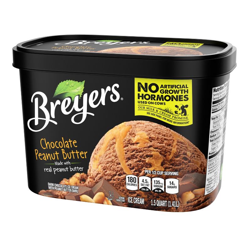 Breyers Chocolate Peanut Butter Ice Cream - 48oz