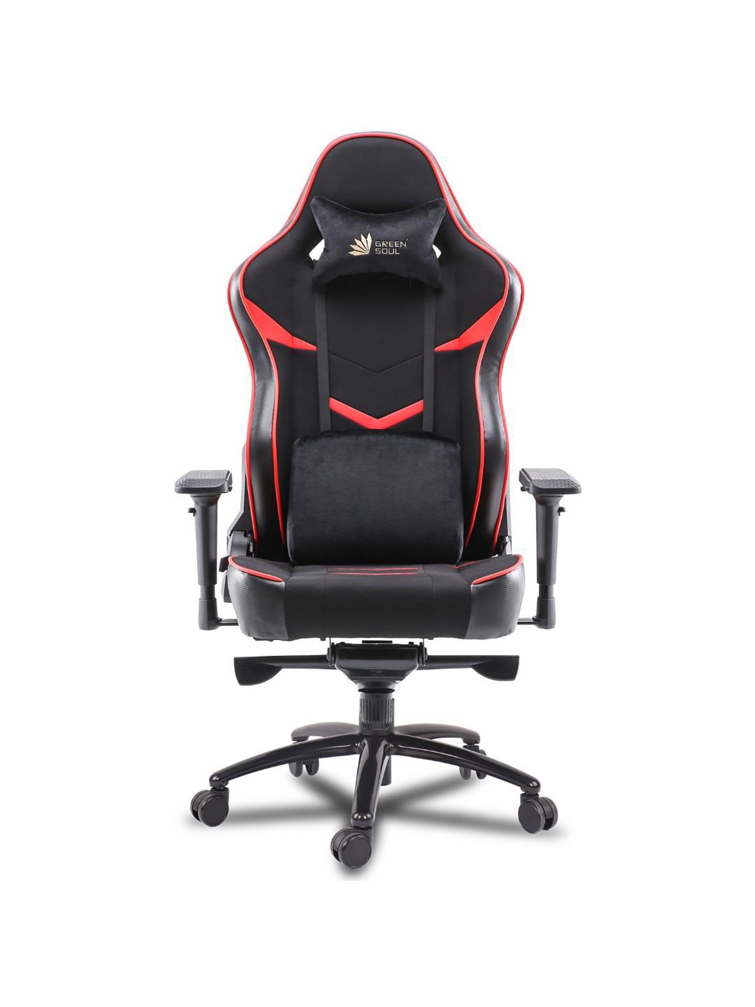 Green Soul Monster T Black & Red PU Leather Premium Gaming Chair