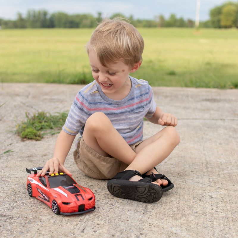 Maxx Action Sports Car Lights & Sounds Motorized Vehicle - Racing Red