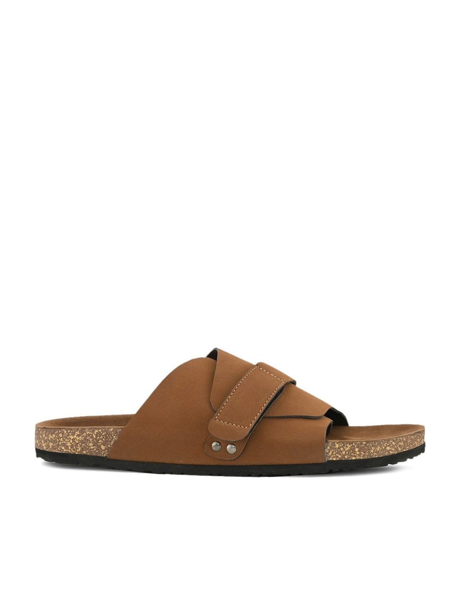 El Paso Men's Tan Casual Sandals