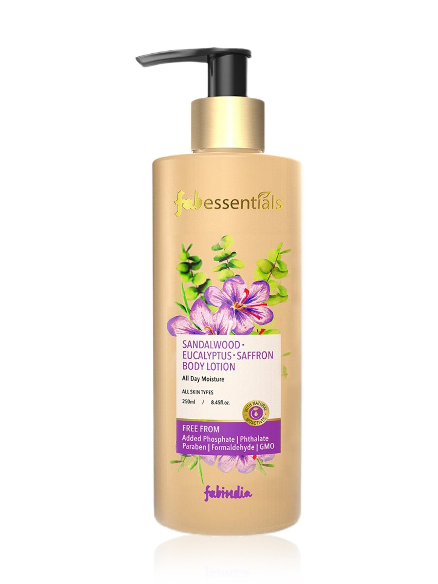 Fabessentials Sandalwood, Eucalyptus & Saffron Body Lotion - 250 ml