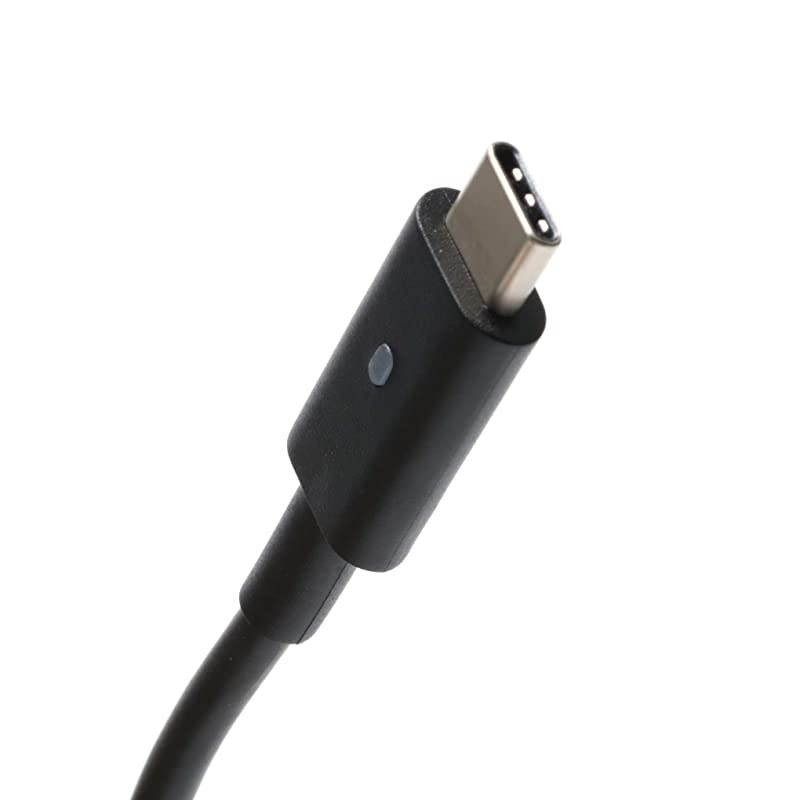 Type C (USB-C) Adapter Charger Fit for Dell Latitude 12 5285 5289 5290 7212 7275 7285 7290, XPS 13 9350 9360 9365 9370 LA65NM170 2YKOF Include Power Cord