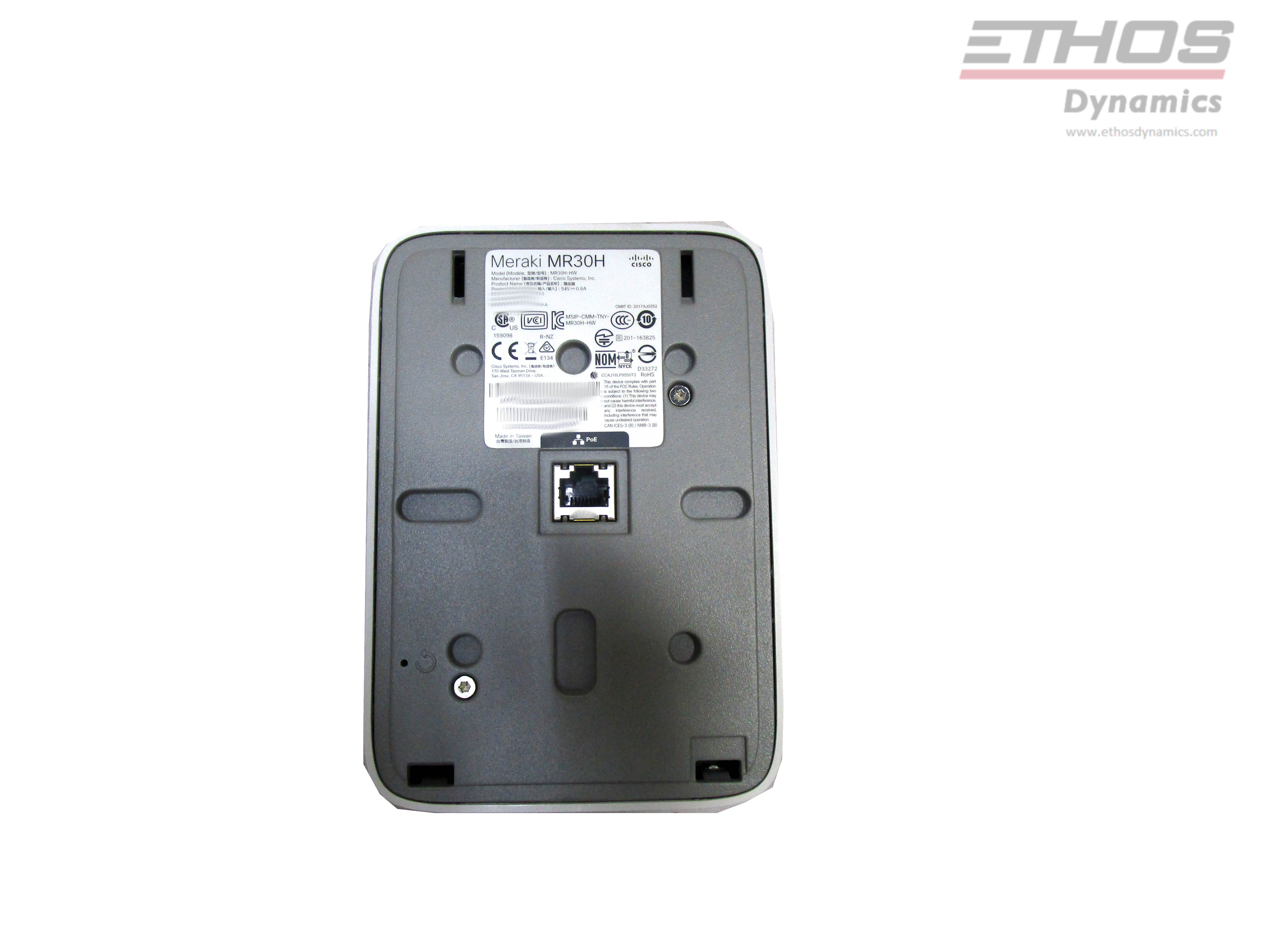 Cisco Meraki MR30H Quad-Radio, Cloud-Managed 2x2:2 802.11ac Wave 2 Wall Switch Access Point, 1.3 Gbps, 802.3af PoE