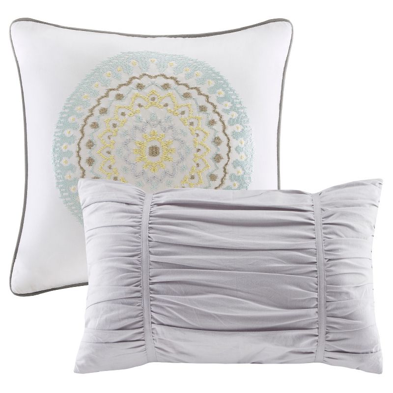 Full/Queen Laos Lily Coverlet Gray - Vera Bradley