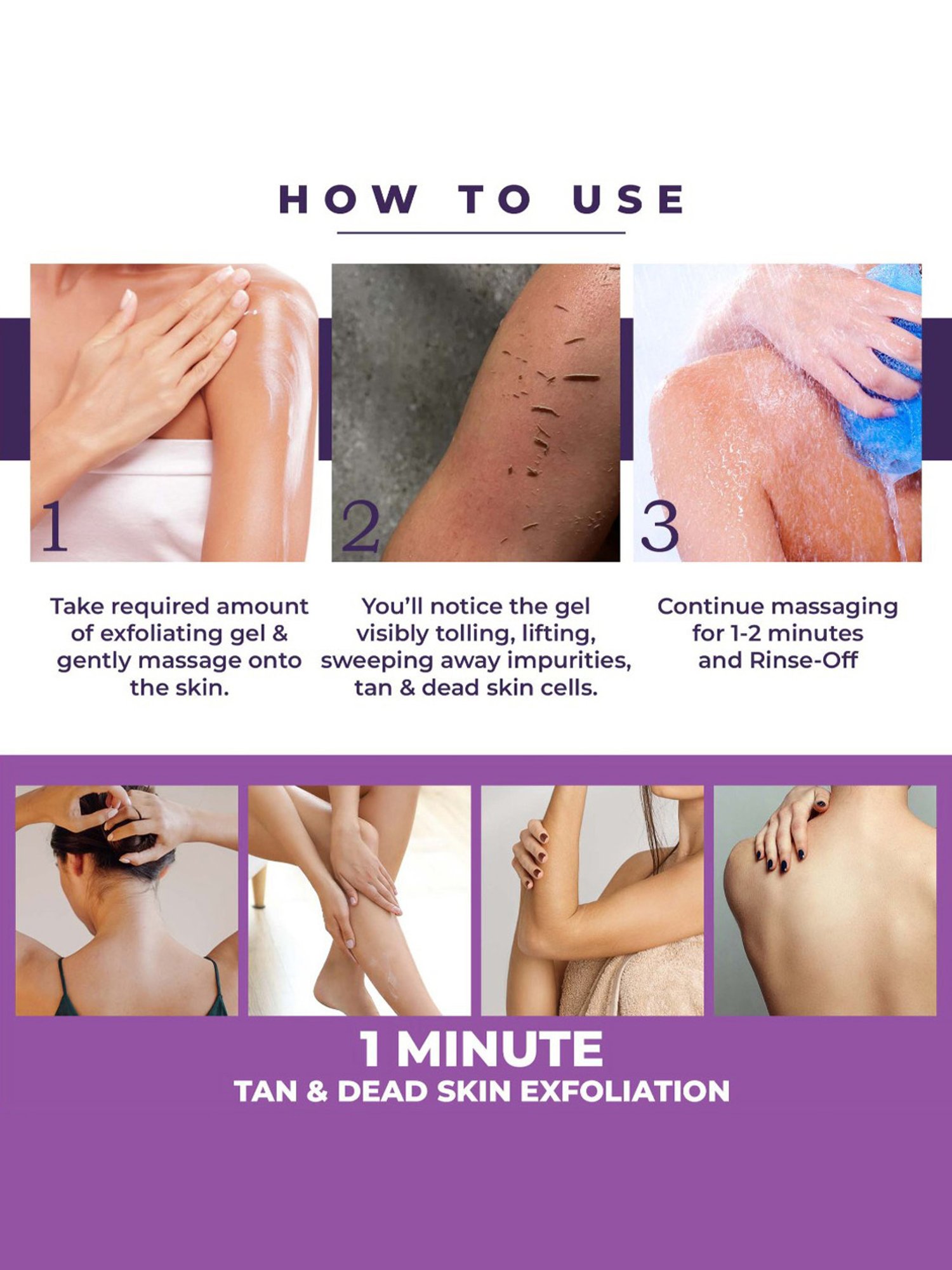 Sanfe Instant Tan & Dead Skin Removal Exfoliating Gel - 100 gm