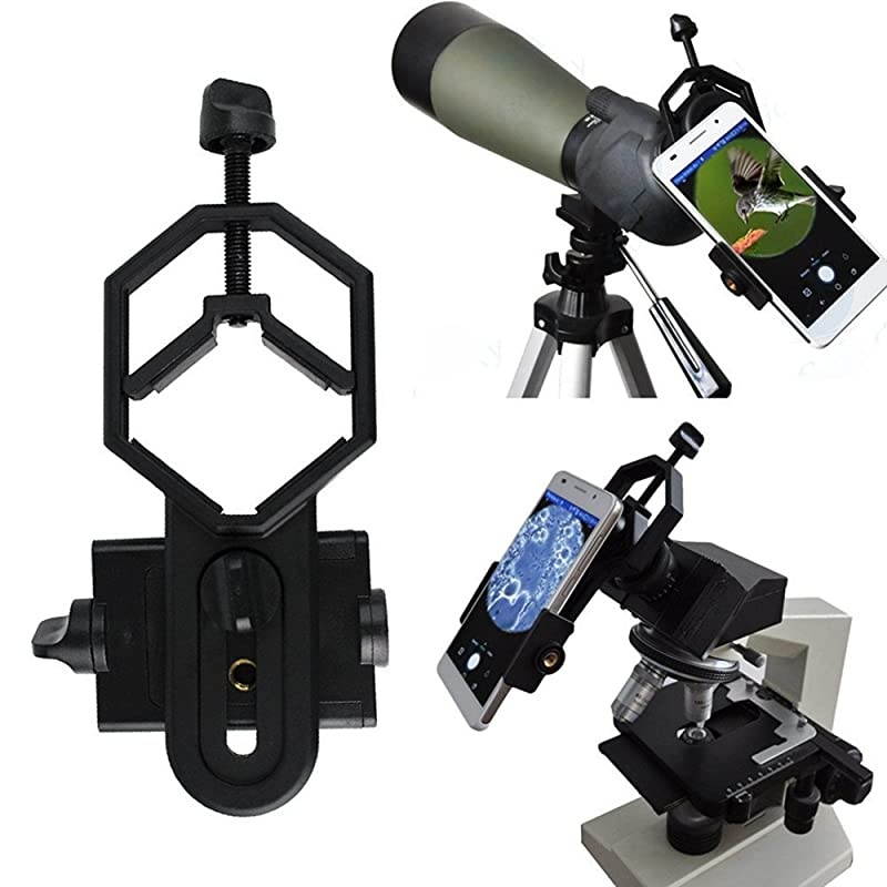 Universal Cell Phone Adapter Mount Compatible with Binocular Monocular Spotting Scope Telescope and Microscope for Phone Sony Samsung Moto Etc